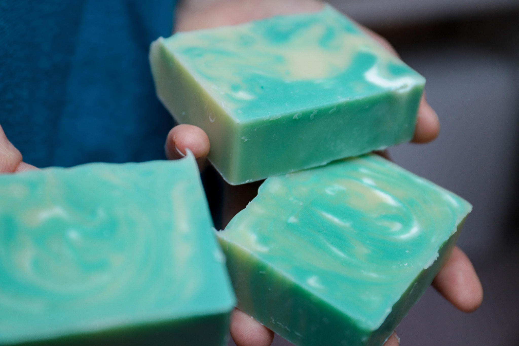 Savon naturel au trèfle vert